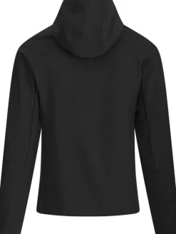 2117 Fleecet, Colleget Ja Hupparit|takki Mellom W 010 Black