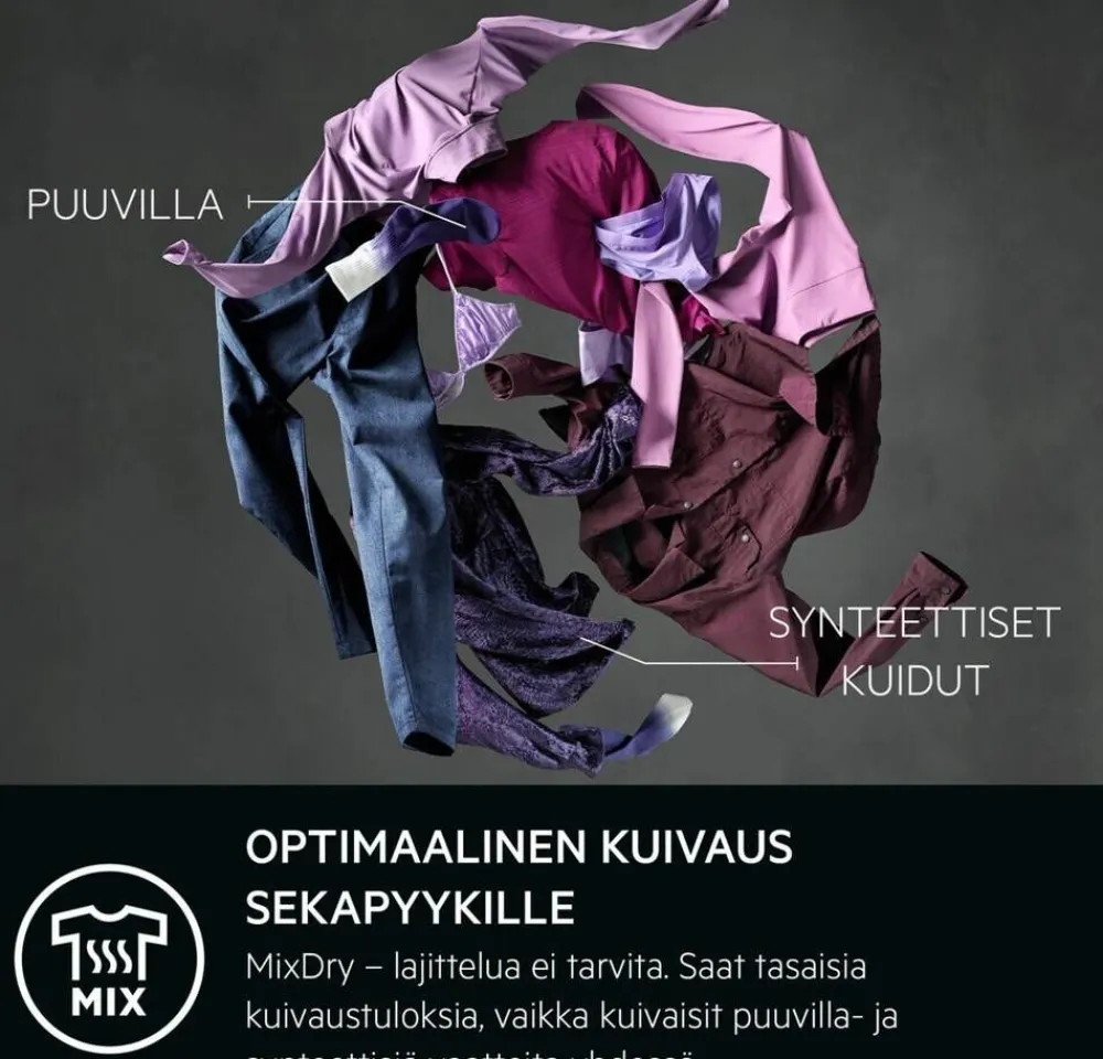 Aeg Pyykinpesu|kuivausrumpu TR832J84F 8 kg kondensoiva