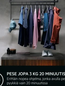 Aeg Pyykinpesu|pesukone LR834T86N PowerCare 8 kg