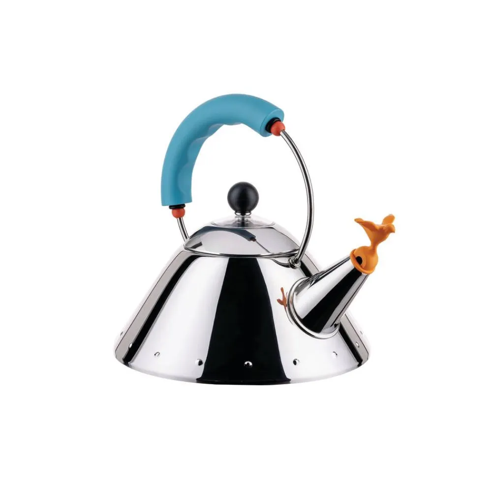 9093 viheltävä vesipannu teräs/sininen 1L>Alessi Sale