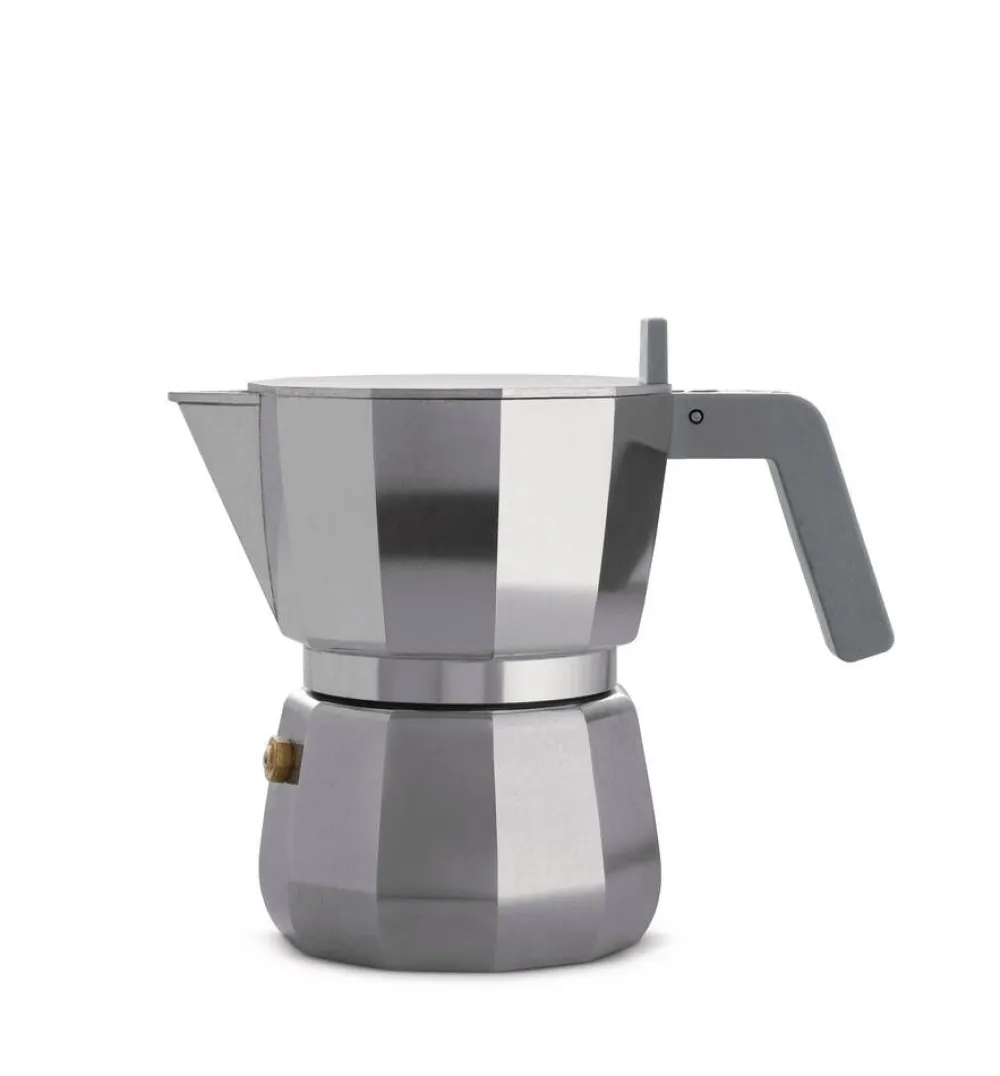 MOKA Espresso pannu 3:lle kupille alumiini>Alessi Clearance