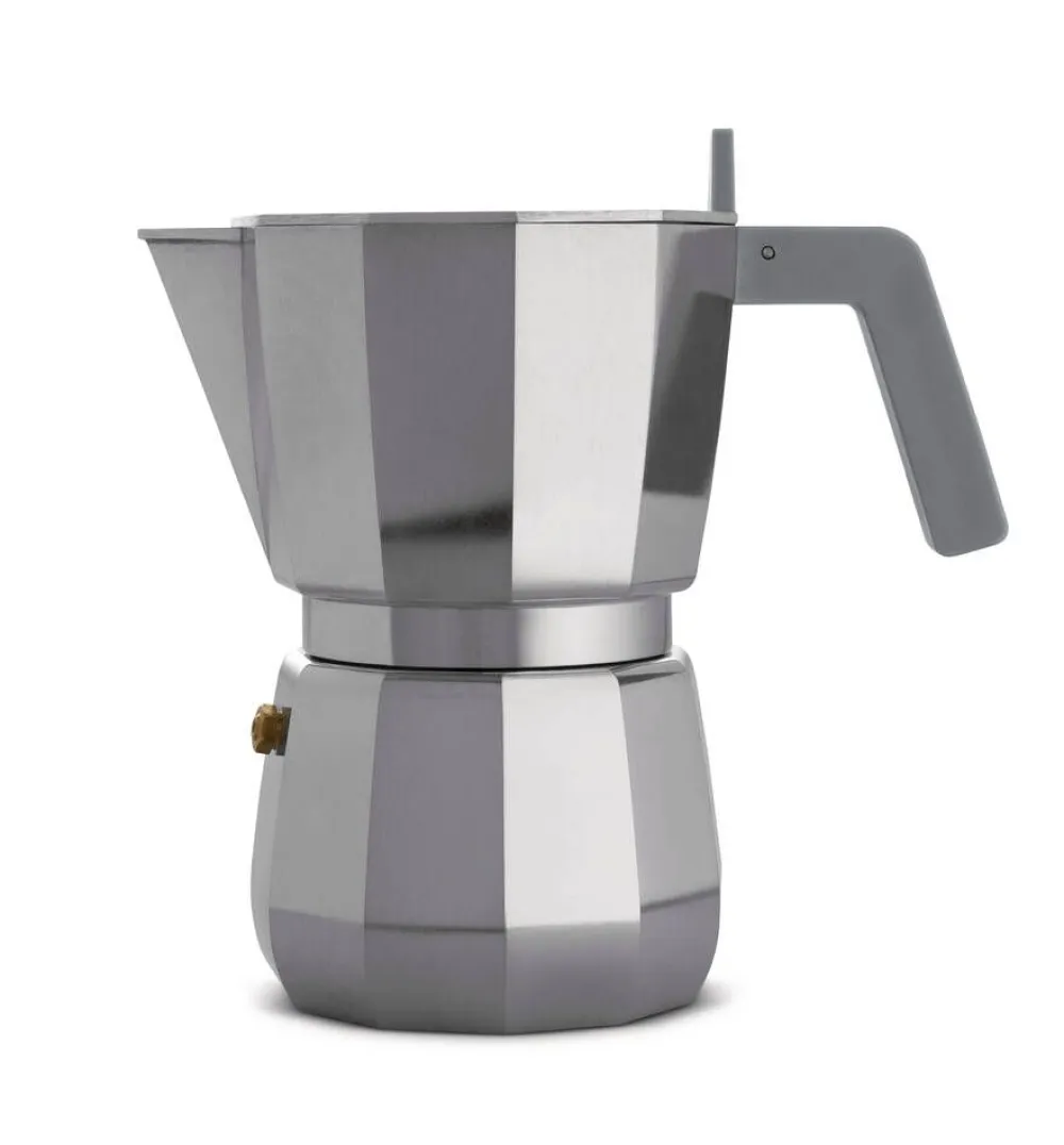 Alessi Juoma- Ja Baaritarvikkeet|Tarjoilu|MOKA Espresso pannu 6:lle kupille alumiini
