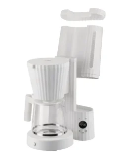 Alessi Kahvi Ja Kuumat Juomat|Plisse kahvinkeitin 10 kuppia/1,5 L valkoinen