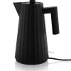 Plisse vedenkeitin 1,7 L musta>Alessi Outlet