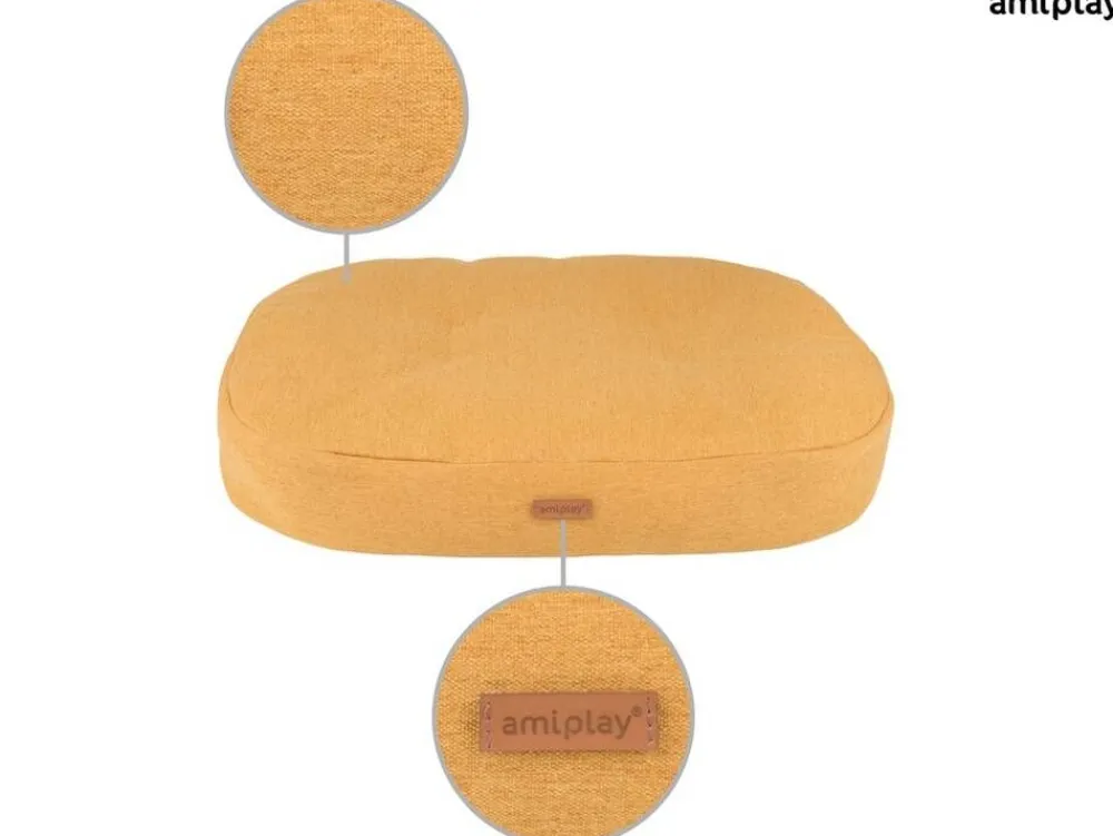 Montana koiranpatja 61x52x9 cm keltainen M>Amiplay Discount