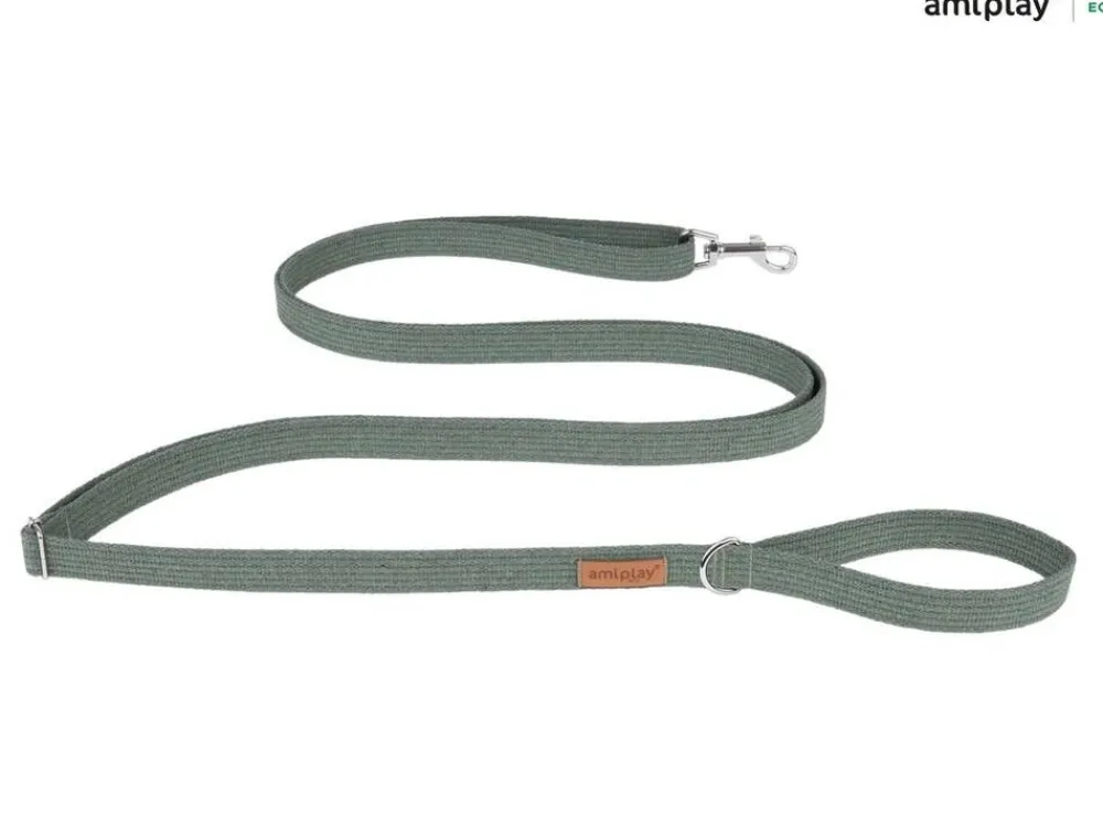 Amiplay Koirat|talutin 160-300x1,5 cm khaki