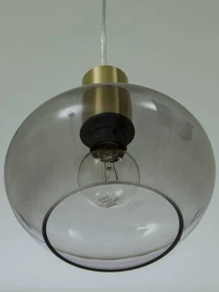 Sisustusvalaisimet|Aneta Lighting Bell Ikkunavalaisin mattamessinki/savulasi