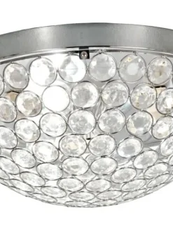 Sisustusvalaisimet|Aneta Lighting kattoplafondi Freja ø 40 cm kromi