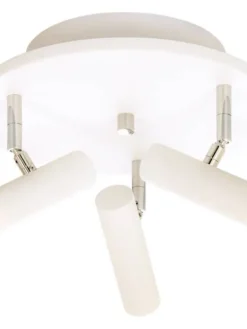 Aneta Lighting kattospotti Artic LED  3-os. pyöreä valkoinen/kromi> Best