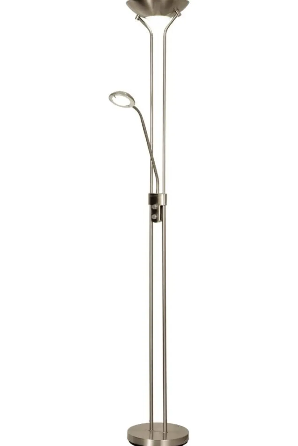 Sisustusvalaisimet|Aneta Lighting lattiavalaisin Nice LED uplight teräs
