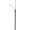 Aneta Lighting lattiavalaisin Cadiz upplight musta/teräs LED> Discount