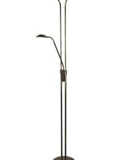 Aneta Lighting lattiavalaisin Nice LED uplight mustakromi> New