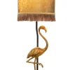 Sisustusvalaisimet|Aneta Lighting pöytävalaisin Flamingo mustakulta/kulta