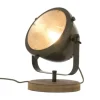 Sisustusvalaisimet|Aneta Lighting pöytävalaisin Alaska mustateräs/puu