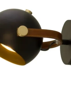 Sisustusvalaisimet|Aneta Lighting seinävalaisin Bow musta