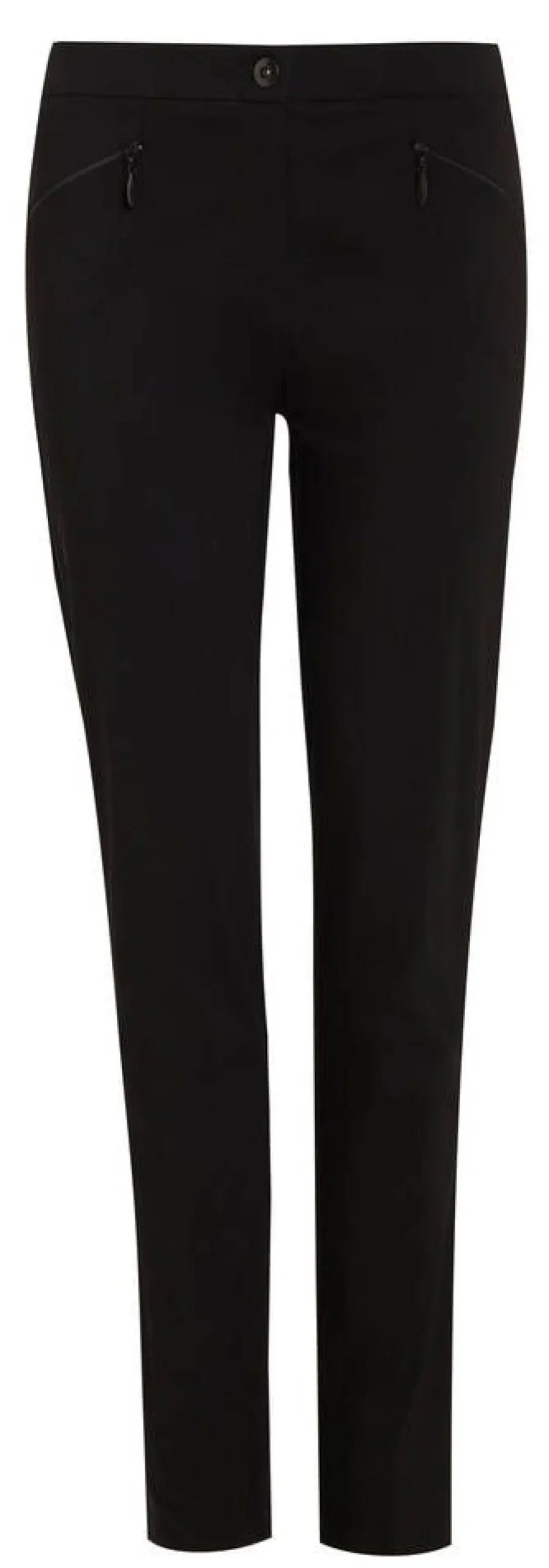 Anna Montana Housut|housut Angelika Slim Fit 1104 Oslo Schwarz1 / Musta