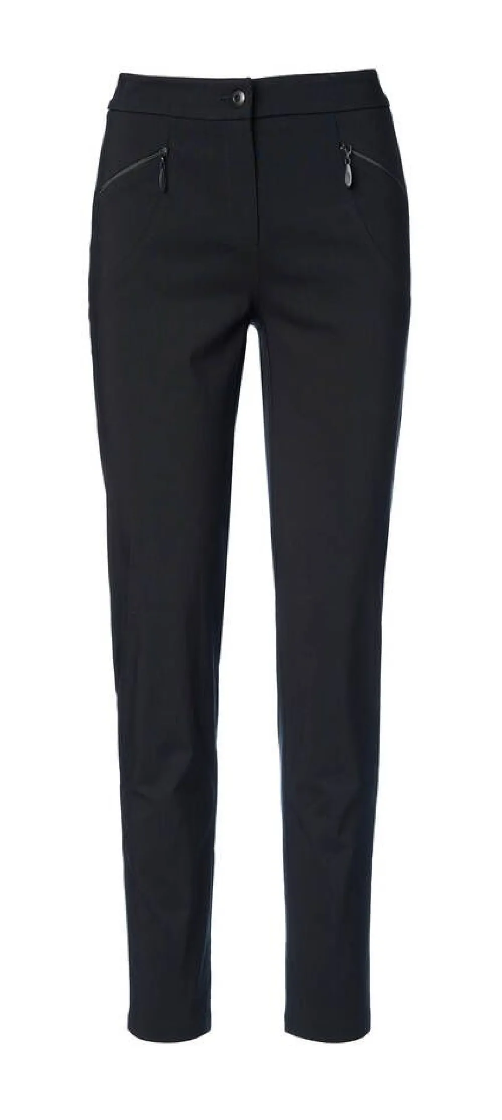 Anna Montana Housut|housut Angelika Slim Fit 1104 Oslo Schwarz1 / Musta