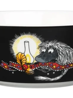Moomin Astiat|Arabia Muumi Kulho Esi-isä 15 cm musta