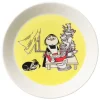 Moomin Astiat|Arabia Muumi Lautanen 19 cm Miisa keltainen