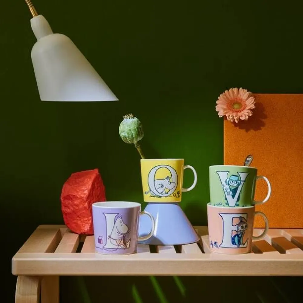Arabia Muumi Muki 0,4l ABC L>Moomin Clearance
