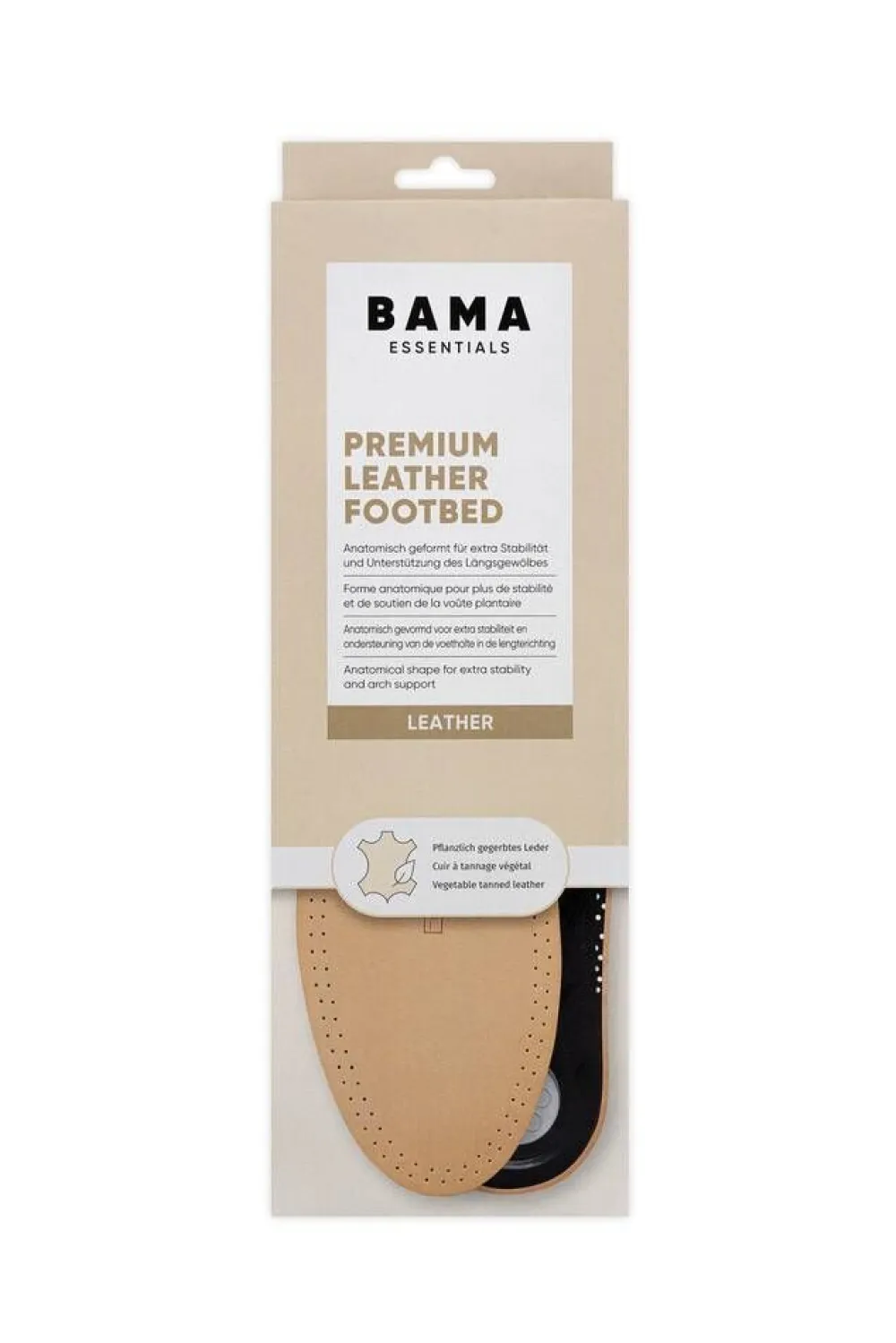 Bama Pohjalliset|Pohjalliset|tukipohjalliset Premium Leather Footped 38