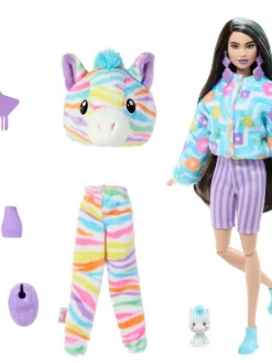 Barbie Nuket Ja Kotileikki|seepra Cutie Reveal Color Dreams