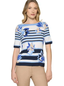 Betty Barclay Trikoopaidat Ja Colleget|paita 2741 1754 Blue / White 8811