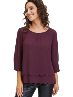 Betty Barclay Puserot|pusero 8610 2723 aubergine 4685