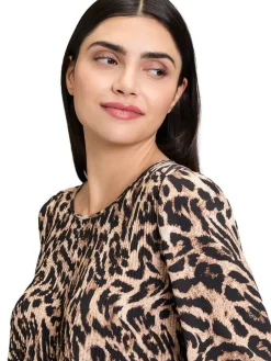 Betty Barclay Puserot|pusero 8908 1465 Black/ Beige 9875