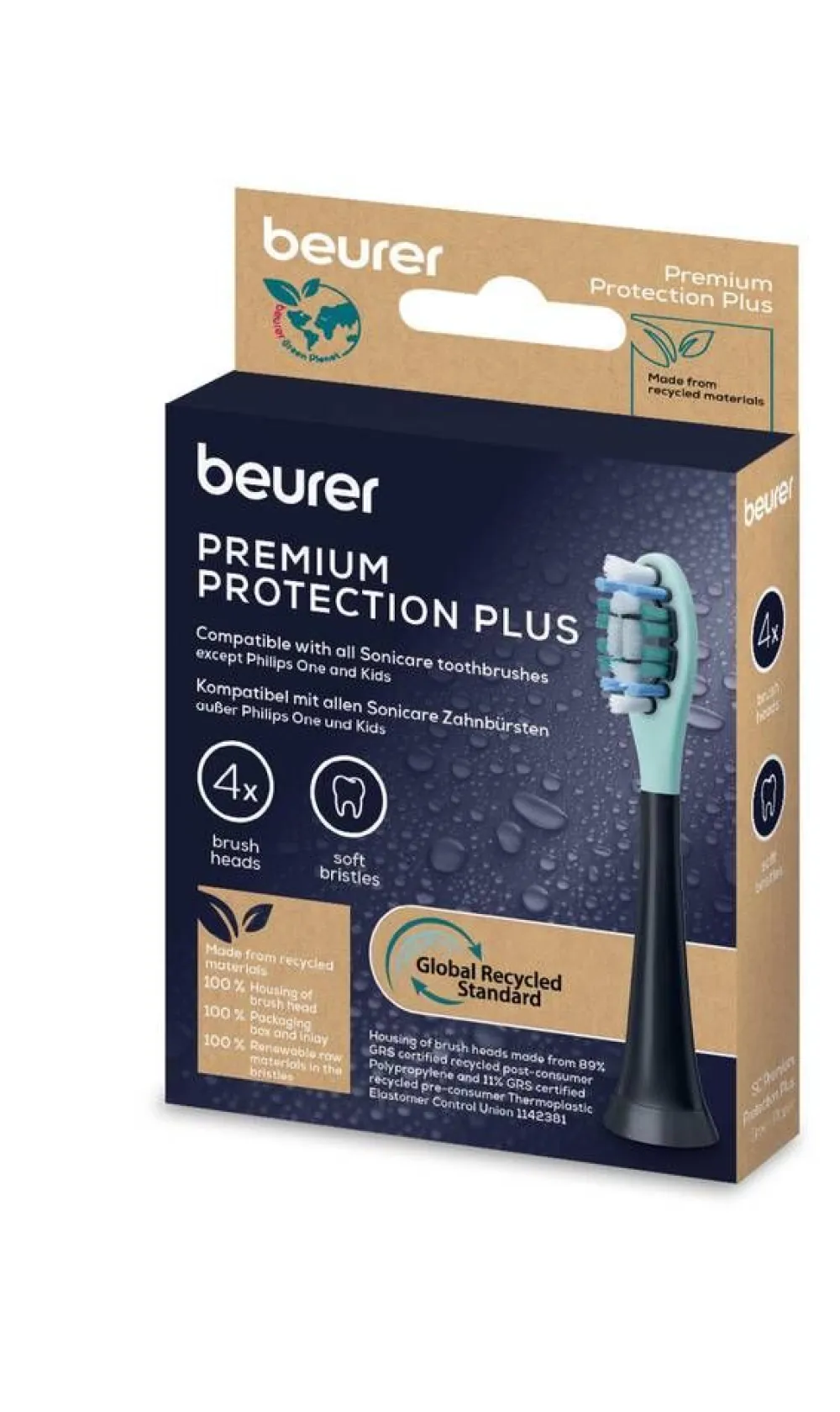 Beurer Hammashoito|vaihtoharja SC Protection Plus Sonic-sähköhammasharja