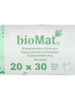 Biomat bio roskapussi sangallinen 20 kpl 30 l> Online