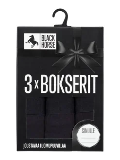 Black Horse Alusvaatteet|bokserit 3kpl I126 1210 black