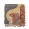 Arni Throw, Brown, Recycled Cotton>Bloomingville