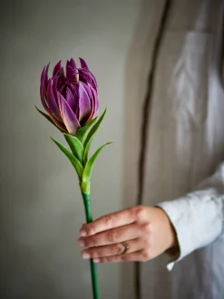 Bloomingville Koriste-Esineet|koristeoksa Lily violetti