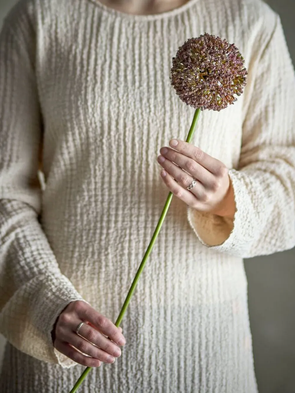 Bloomingville Koriste-Esineet|koristeoksa Allium ruskea
