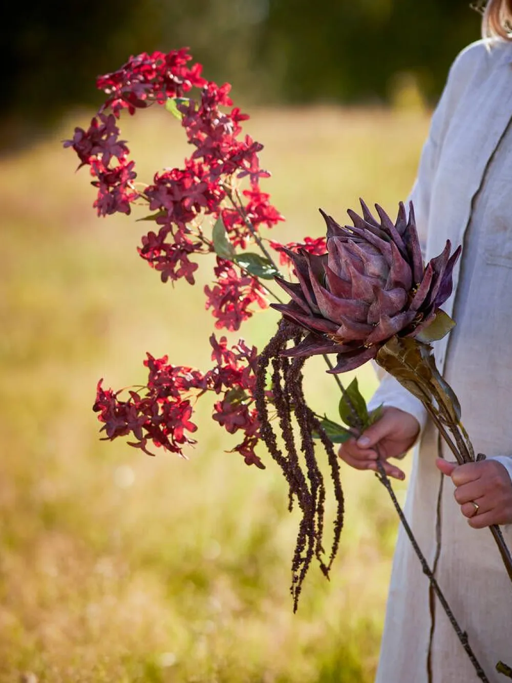 koristeoksa Protea violetti>Bloomingville Online