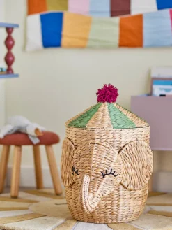 Bloomingville Mini Lastenhuone|Säilytyskorit Ja Laatikot|kori Bobo Basket kannella natural