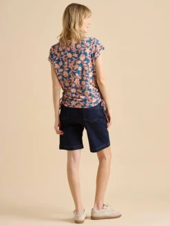 Brakeburn Trikoopaidat Ja Colleget|t-paita Midnight garden Sininen