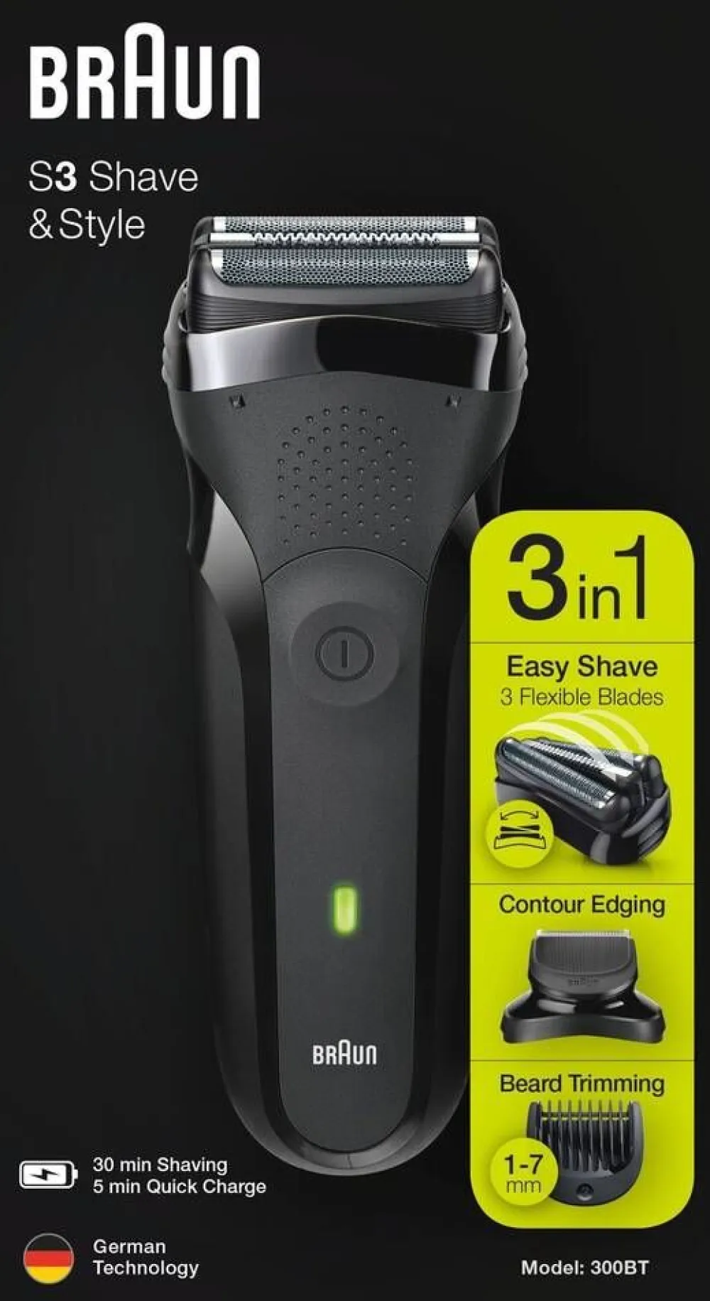 parranajokone 300BT>Braun Hot