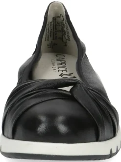 Caprice Kävelykengät|kävelyballerinat Violet 040 Black Softnappa