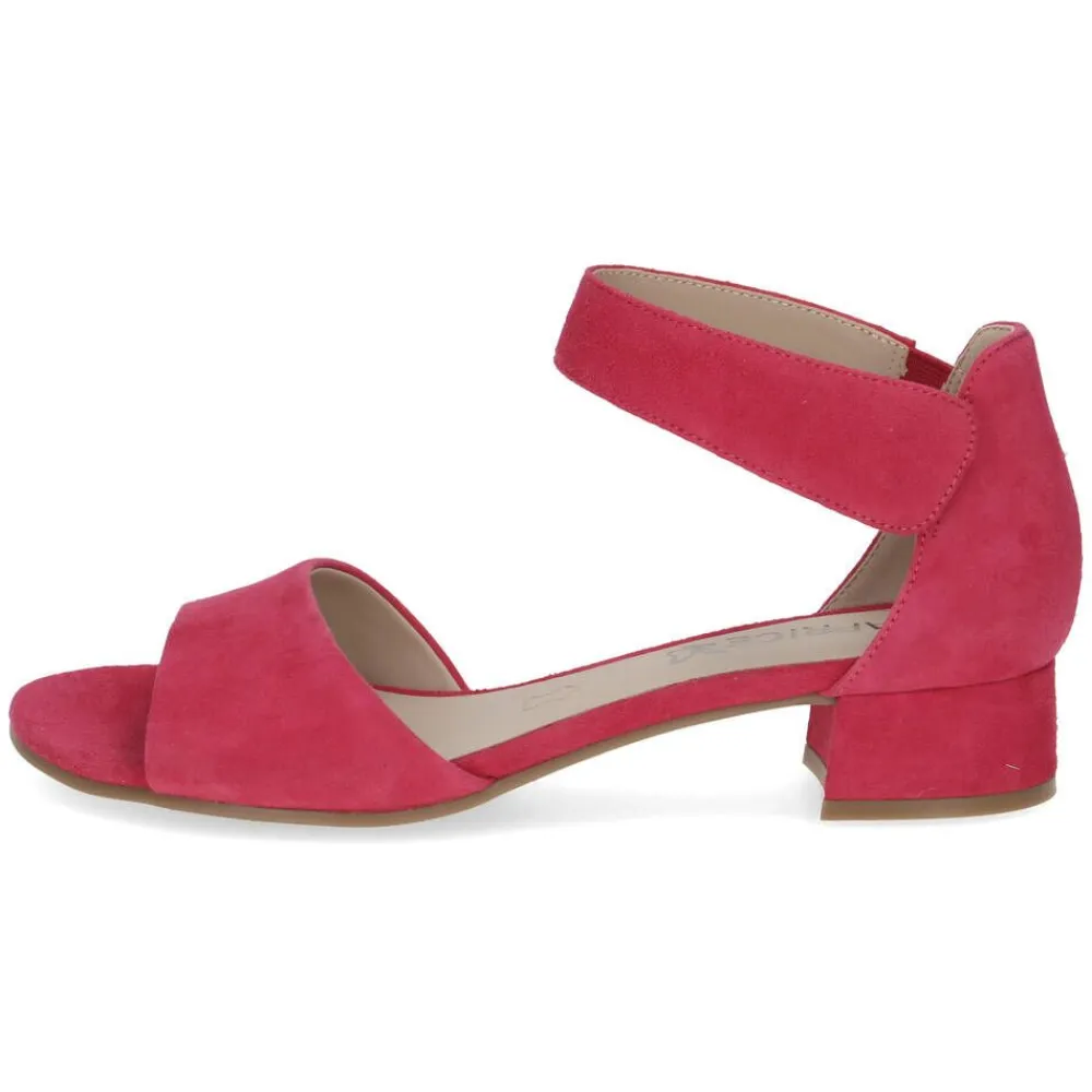 Caprice Avokkaat Ja Juhlakengät|sandaletit 594 Carla 594 Pink suede