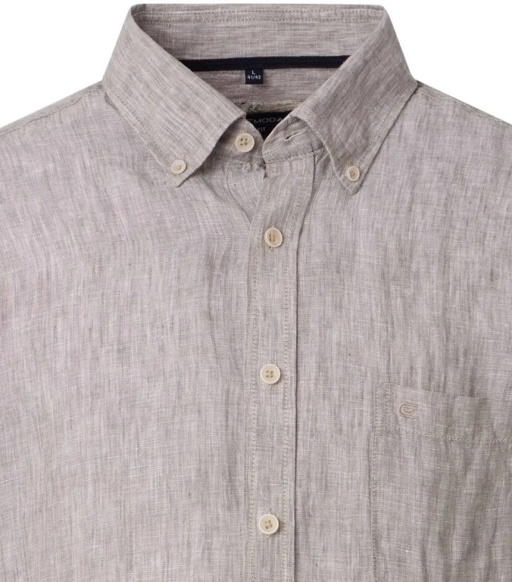 Casamoda Kauluspaidat|pellavapaita 954404400 Casual fit