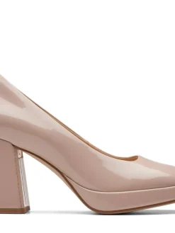 Clarks Avokkaat Ja Juhlakengät|avokkaat Zoya85 Court Sand Patent