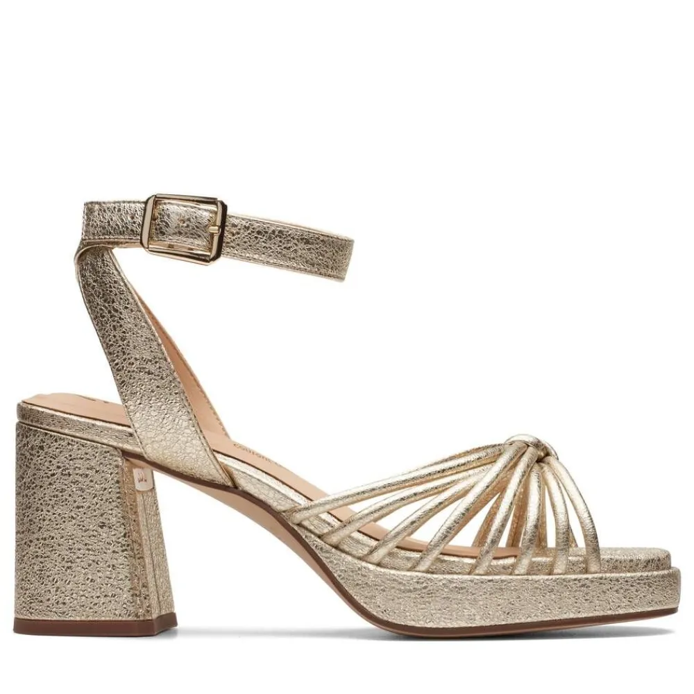 Clarks Avokkaat Ja Juhlakengät|sandaletit Ritzy75 Faye Champagne