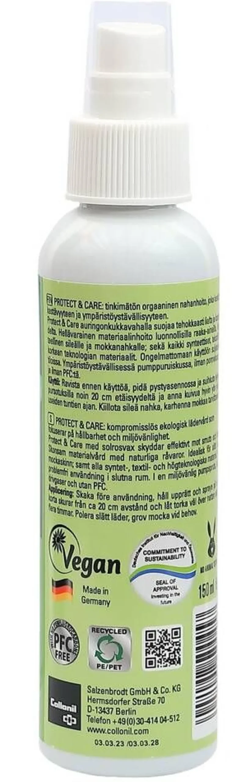 Collonil Suoja- Ja Hoitoaineet|Suoja- Ja Hoitoaineet|organic Protect&Care 150ml