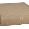 Create Home Sisustustekstiilit|Aamu päiväpeite 2-puoleinen 180x260cm khaki/l.valkoinen