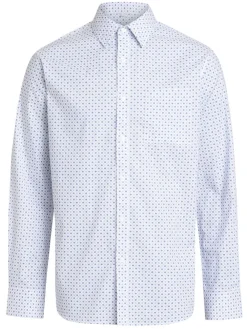Create Kauluspaidat|paita Pierre LS Modern fit White - valkoinen
