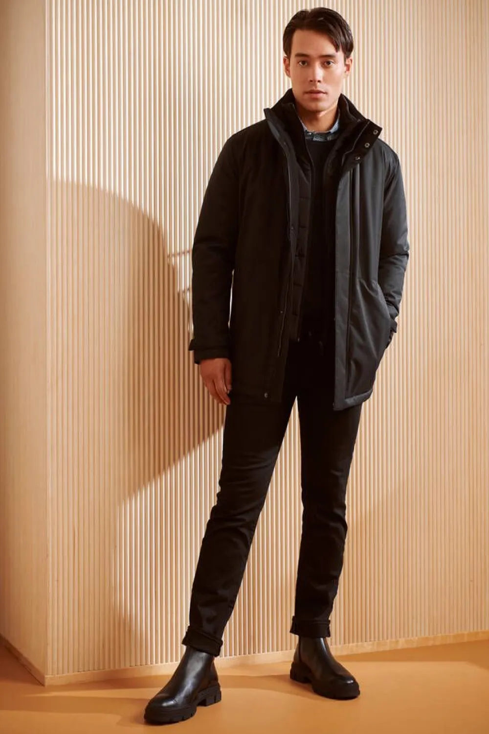 Create Talvitakit|takki Neka Long MUSTA-BLACK