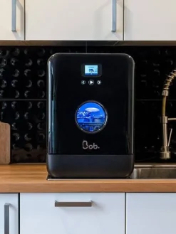 Daan Tech Astianpesu|pöytäastianpesukone Bob musta kiilto