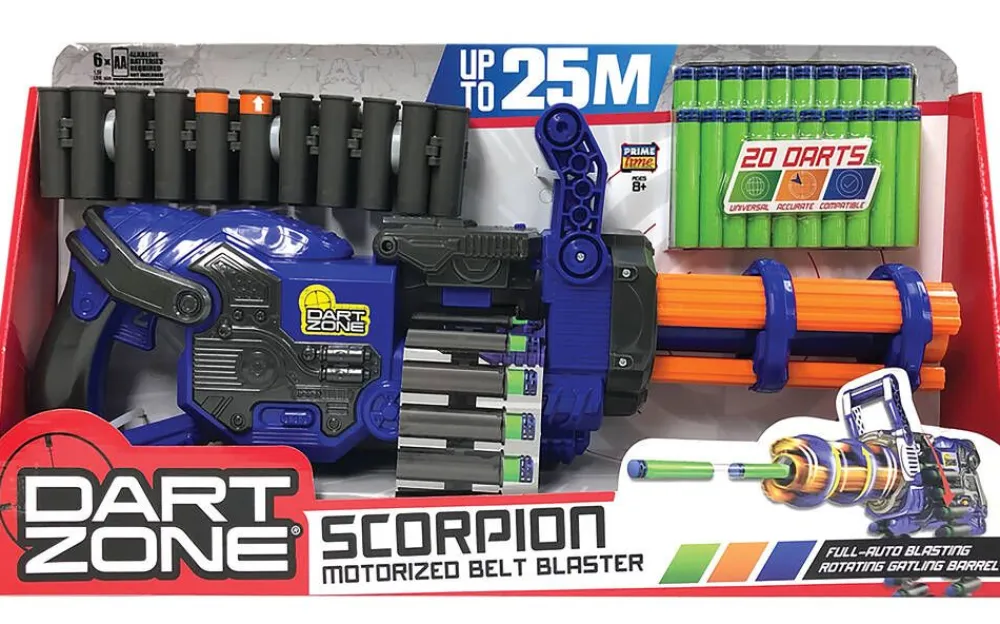 Dart Zone Leikkiaseet, Työkalut Ja Rakentelu|Scorpion Motorized Belt Blaster
